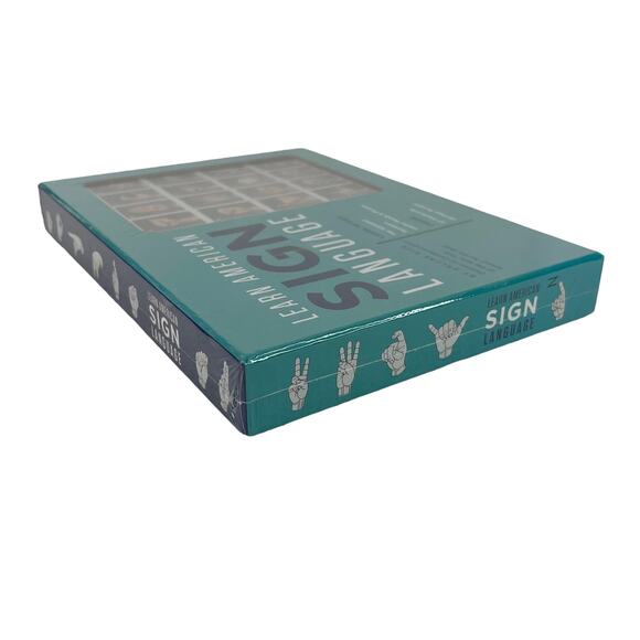 Learn American Sign Language By Arlene Rice Book Flash Cards New - Picture 10 of 14